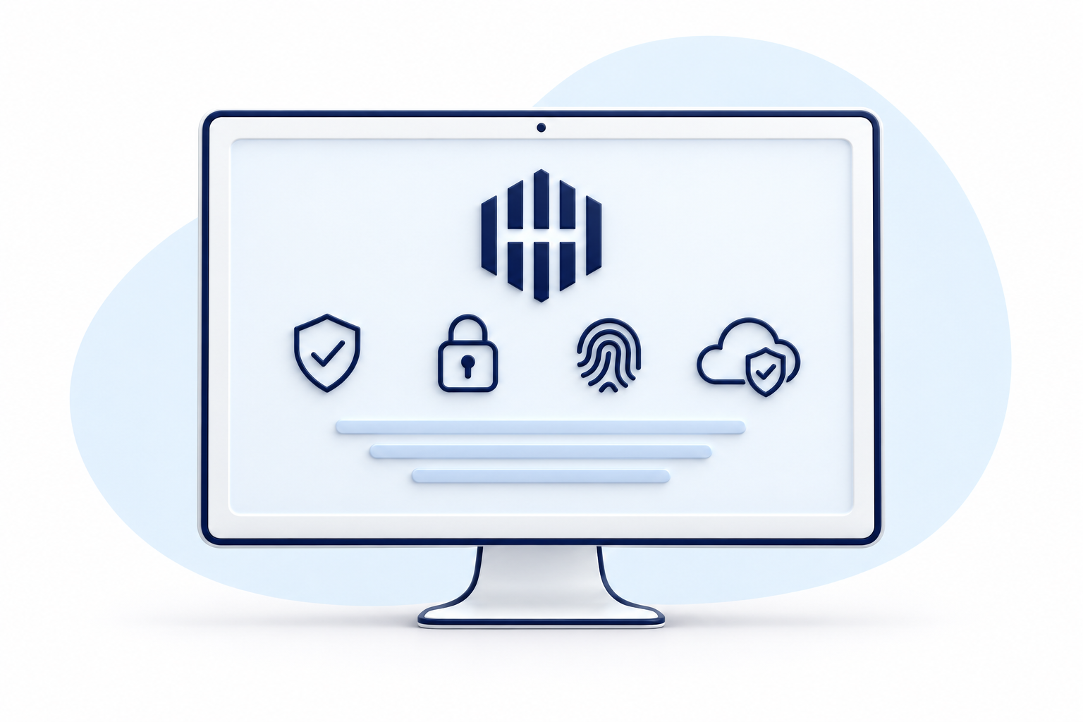 Écran sécurisé par les experts en cybersécurité HERASAFE